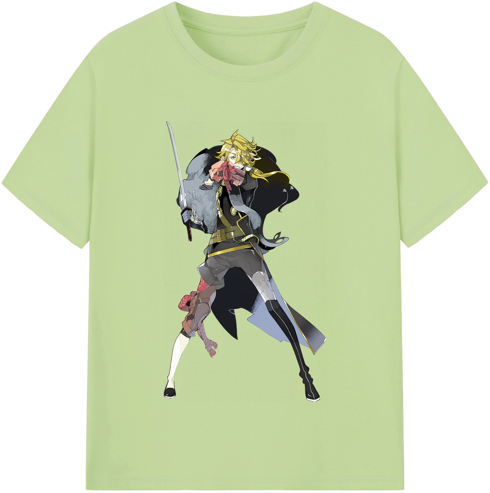 （画像用） 刀剣乱舞 Touken Ranbu 綿100％半袖Tシャツ（フロントプリント）